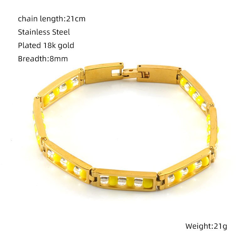 Transparent + yellow